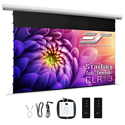 'Elite Screens m113uws1 113 "1: 1 Weiß Bildschirm Projektion – Monitore von Projektion (Handbuch, 2,87 m (113), 2.03 m, 2.03 m, 1: 1, weiß) von Elite Screens