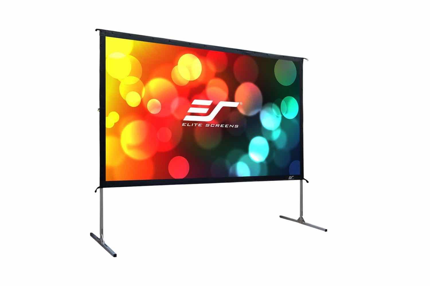 Mobile Rahmenleinwand / Fußball Gartenleinwand Elite Screens Yardmaster 2  - 221 x 125 cm - 16:9 von Elite Screens