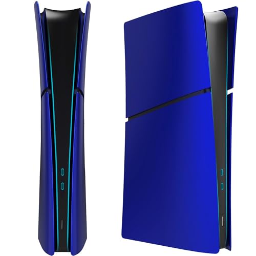 ElitePlay Cobalt Blue PS5 Digital Slim Faceplate Cover Ersatzplatten Shell für Playstation 5 Slim Model Digital Edition von ElitePlay