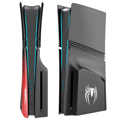 ElitePlay Spider PS5 Pro Disc Frontplatten Cover Case Ersatz für Playstation 5 Pro Model Disc Edition von ElitePlay