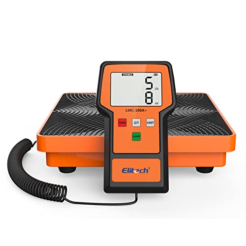 Elitech 100 kg Kältemittelwaage – Hohe Präzision ±0,05%, Tragbare Ladewaage mit mehreren Einheiten, geeignet für HLK, Wärmepumpen und Kfz-Klimaanlagen Elitech 100 kg Kältemittelwaage – Hohe Präzision ±0,05%, Tragbare Ladewaage mit mehreren Einheiten, geeignet für HLK, Wärmepumpen und Kfz-Klimaanlagen von Elitech