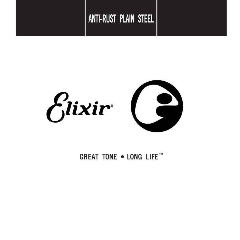 Elixir 13011 Anti-Rust Plain Steel .011 lose Saite für Gitarren von Elixir