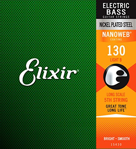 Elixir 15430 Electric Bass String Nanoweb Coating .130 Long Scale von Elixir