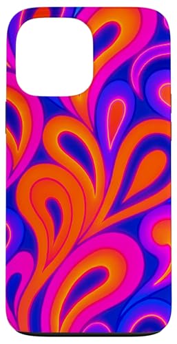 Groovy Paisley Retro Muster 70er Jahre Y2K Handyhülle Hülle für iPhone 13 Pro Max von Elk Phone Designs