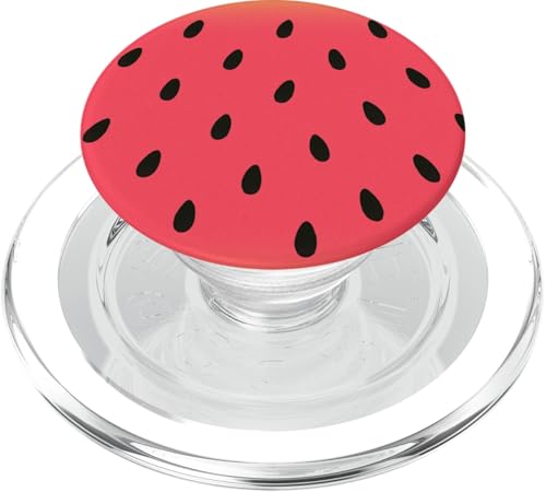 Wassermelone Farbverlauf Obst Streifen Sommer PopSockets PopGrip für MagSafe von Elk Phone Designs