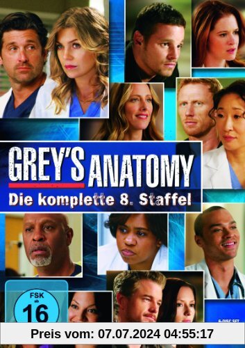 Grey's Anatomy: Die jungen Ärzte - Die komplette 8. Staffel [6 DVDs] von Ellen Pompeo