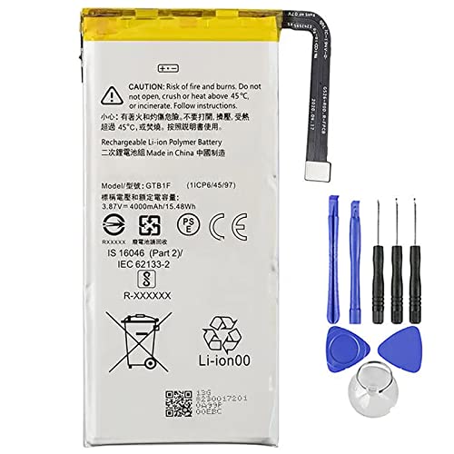 Akku kompatibel mit Google Pixel 5 GTB1F 4000 mAh mit hoher Kapazität mit Demontage-Kit im Lieferumfang enthalten Akku kompatibel mit Google Pixel 5 GTB1F 4000 mAh mit hoher Kapazität mit Demontage-Kit im Lieferumfang enthalten von Ellenne
