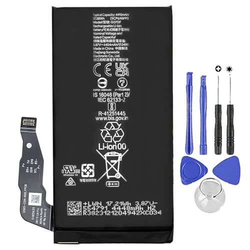 Akku kompatibel mit Google Pixel 8A - GO7DF - 4404 mAh + Schraubendreher-Set Akku kompatibel mit Google Pixel 8A - GO7DF - 4404 mAh + Schraubendreher-Set von Ellenne
