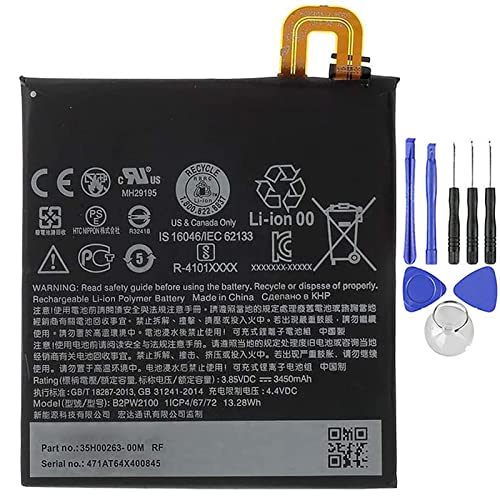 AKKU KOMPATIBEL MIT HTC GOOGLE PIXEL XL B2PW2100 3450MAH HOHE KAPAZITÄT MIT DEMONTAGE-SET ENTHALTEN von Ellenne