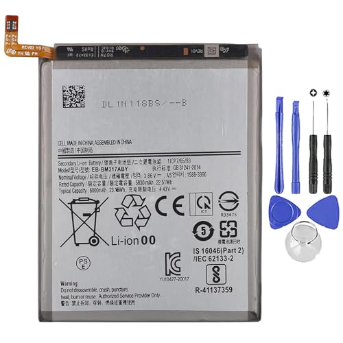 Akku kompatibel mit Samsung M31 M31S - EB-BM317 - M315F M317F + Schraubendreher-Set Akku kompatibel mit Samsung M31 M31S - EB-BM317 - M315F M317F + Schraubendreher-Set von Ellenne