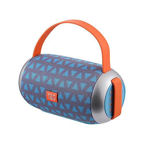 ELLENNE Bluetooth-Lautsprecher, wiederaufladbar, 10 W, WLAN-Lautsprecher, wasserdicht, TG112 (Hellblau) von Ellenne
