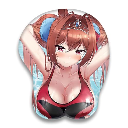 ELLENNE - 3D-Mauspad aus Gel mit Handgelenkstütze - GAMING MANGA ANIME JAPAN (Zeichnung 09) von Ellenne
