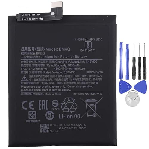 ELLENNE - AKKU KOMPATIBEL MIT XIAOMI BM4Q REDMI K30 PRO/POCOPHONE POCO F2 PRO 4700MAH, DEMONTAGE-KIT IM LIEFERUMFANG ENTHALTEN ELLENNE - AKKU KOMPATIBEL MIT XIAOMI BM4Q REDMI K30 PRO/POCOPHONE POCO F2 PRO 4700MAH, DEMONTAGE-KIT IM LIEFERUMFANG ENTHALTEN von Ellenne