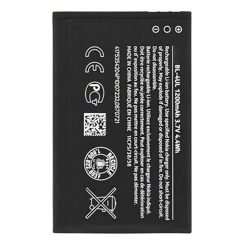 ELLENNE - Akku kompatibel mit Nokia Lumia BL-4UL 3310/225/500/230 Microsoft BL4UL 1200MAH ELLENNE - Akku kompatibel mit Nokia Lumia BL-4UL 3310/225/500/230 Microsoft BL4UL 1200MAH von Ellenne