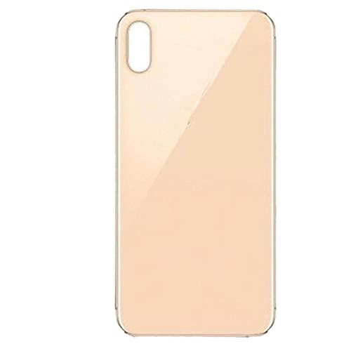 ELLENNE Gehäuse hinten kompatibel mit iPhone XS Back Cover Glas Schwarz Weiß Gold (Gold/Gold) von Ellenne
