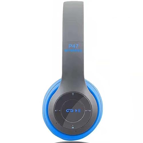 ELLENNE Kopfhörer Bluetooth 4.1 kabellos / 3,5 mm Headphone - Farbe Hellblau - Code 47 von Ellenne