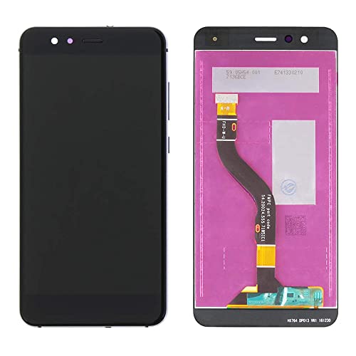 ELLENNE LCD Display kompatibel mit Huawei P10 Lite Was-LX1 Touch Glas Schwarz Weiß Gold + Schraubendreher-Set (schwarz) von Ellenne