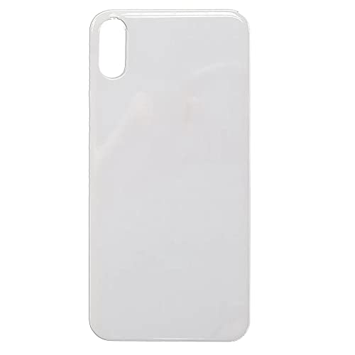 Ellenne Besen für Rücken, kompatibel mit iPhone X 10 – Back Cover aus Glas Schwarz Weiß (Weiß) von Ellenne
