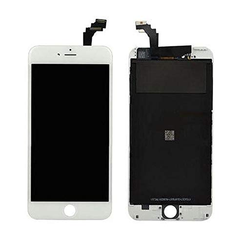 ELLENNE LCD Display für iPhone 6 Plus Glas Touchscreen Schwarz Weiß + Schraubendreher-Set (weiß) von Ellenne