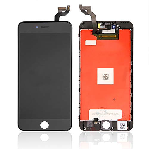 Ellenne LCD Display für iPhone 6S Plus Glas Touchscreen Schwarz Weiß + Schraubendreher-Set (schwarz) von Ellenne