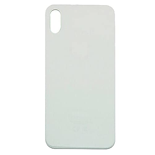 Ellenne Rückseite Rahmen kompatibel mit iPhone XS Max - Back Cover Glas Schwarz Weiß Gold (Weiß/Weiß) von Ellenne