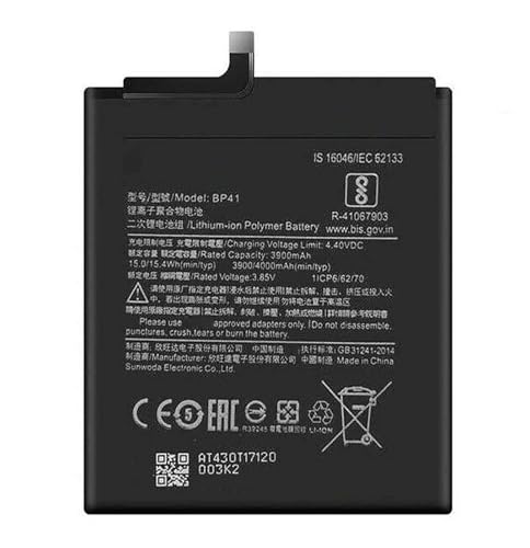 Ersatzakku kompatibel mit Xiaomi BP41 - Mi 9T, K20, Redmi mit Schraubendreher-Set Ersatzakku kompatibel mit Xiaomi BP41 - Mi 9T, K20, Redmi mit Schraubendreher-Set von Ellenne