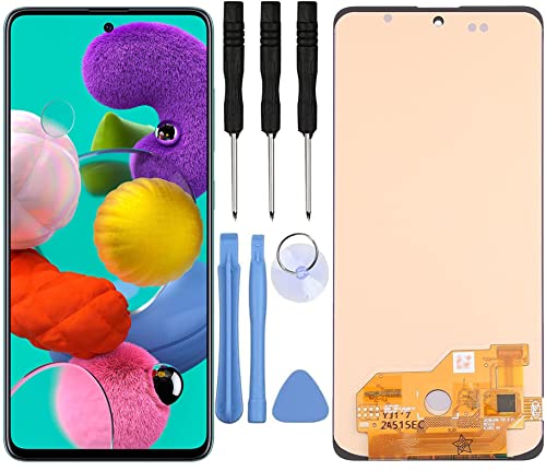 ELLENNE LCD-Display kompatibel mit Samsung Galaxy A51 SM-A515F A515FN Touchscreen Glas DIGITIZER mit Schraubendreher-Set von Ellenne
