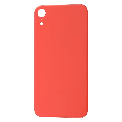 ELLENNE Rückseite Rahmen kompatibel mit iPhone XR Back Cover Glas Schwarz Weiß Blau Rot Gelb Rosa (Rosa) von Ellenne