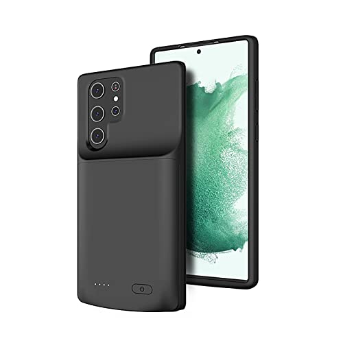 SMART COVER AKKU FÜR SAMSUNG S22 ULTRA 5G 6.8" BATTERY CASE AUFLADBAR POWER BANK SLIM SLIM 4800MAH von Ellenne