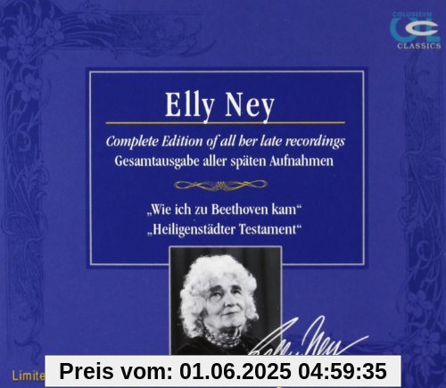 Elly Ney - Gesamtausgabe aller späten Aufnahmen von Elly Ney