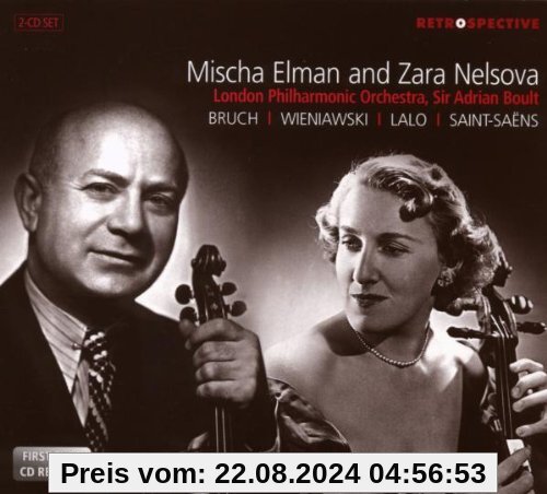 Mischa Elman & Zara Nelsova: Violin- & Cello Concertos von Elmann, Misha & Nelsova, Zara