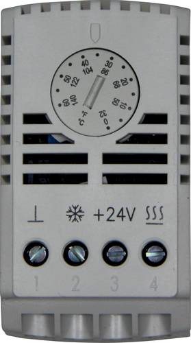 Elmeko Schaltschrank-Thermostat TES 60 24 V/DC 1 Wechsler (L x B x H) 37 x 64 x 46mm 1St. von Elmeko