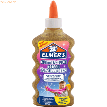 Elmers Glitzerkleber gold VE=177 ml von Elmers