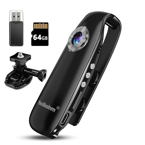 Mini Body Kamera mit Audio- und Videoaufnahme 1080P 64GB Bewegungserkennung Videorecorder Tragbarer POV Camcorder mit magnetischer Tasche Tragbarer DV für Radfahren, Haustiere, Wandern, Travaling Mini Body Kamera mit Audio- und Videoaufnahme 1080P 64GB Bewegungserkennung Videorecorder Tragbarer POV Camcorder mit magnetischer Tasche Tragbarer DV für Radfahren, Haustiere, Wandern, Travaling von Eloatnalyto