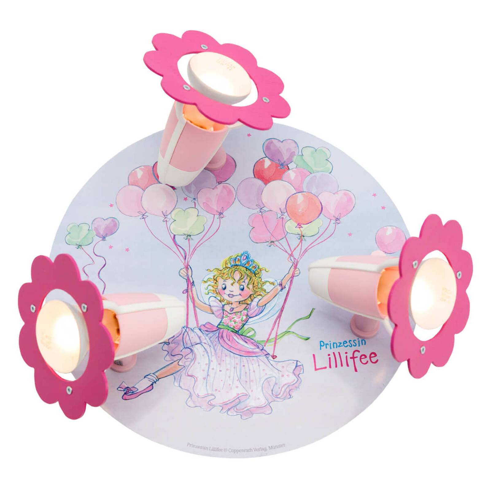 Deckenleuchte Prinzessin Lillifee Rondell 3fl Deckenleuchte Prinzessin Lillifee Rondell 3fl von Elobra