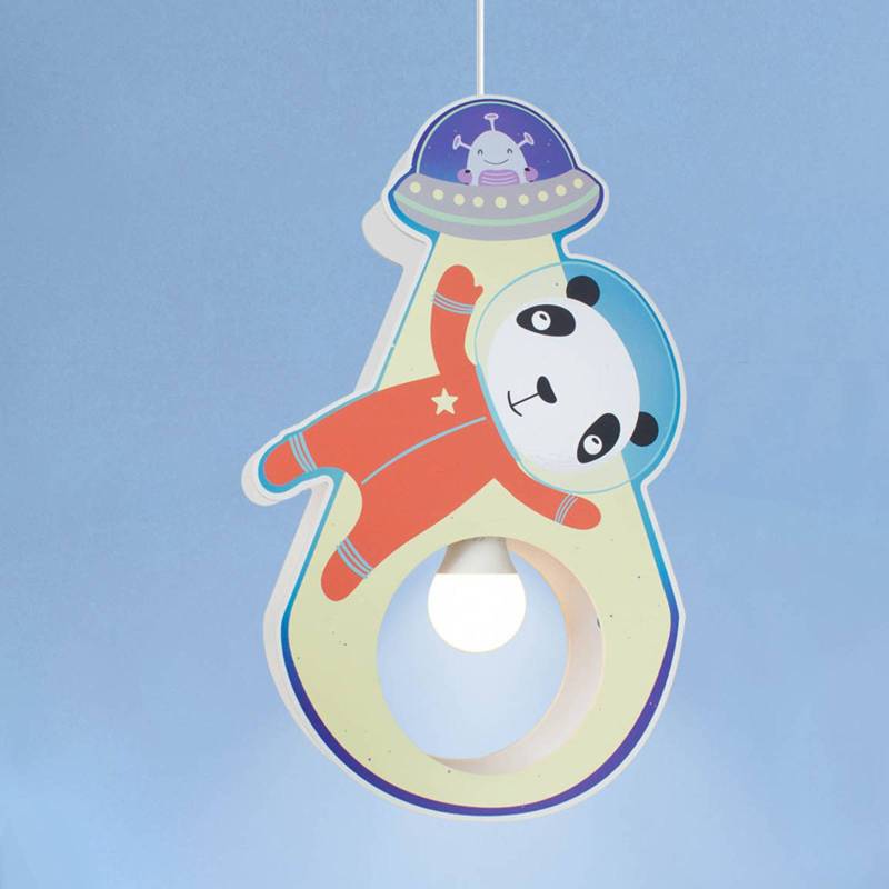 Pendelleuchte Little Astronauts Panda von Elobra