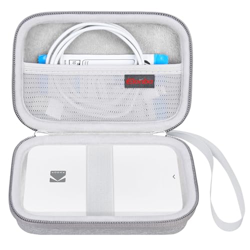 Elonbo Tasche für Kodak Step Drucker Kamera Sofortbildkamera Instant Fotodrucker, Netzfach passt zu Kodak Step-Fotopapier, Grau Elonbo Tasche für Kodak Step Drucker Kamera Sofortbildkamera Instant Fotodrucker, Netzfach passt zu Kodak Step-Fotopapier, Grau von Elonbo