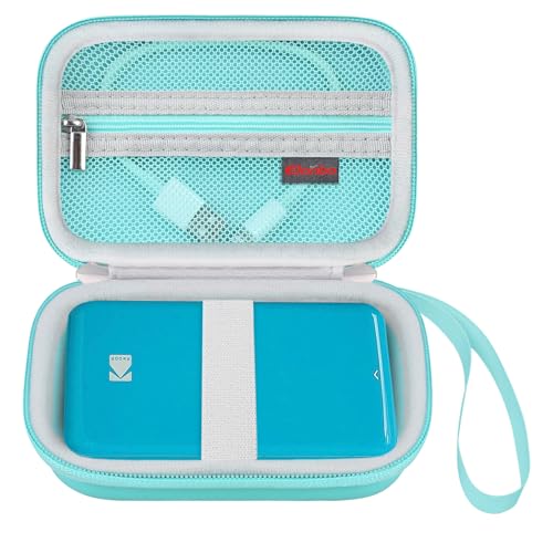 Elonbo Tasche für Kodak Step Drucker Kamera Sofortbildkamera Instant Fotodrucker, Netzfach passt zu Kodak Step-Fotopapier, Grün von Elonbo