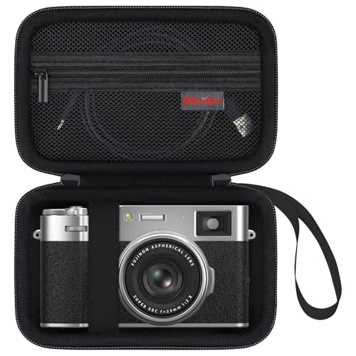 Elonbo Tasche für die Fujifilm X100V/X100VI/X100F/X100S Digitalkamera, kompakte Digitalkamera-Reisespeicher Tasche, zusätzlicher Netzfach passt Ladekabel, Akku, SD-Karte und Zubehör, Schwarz Elonbo Tasche für die Fujifilm X100V/X100VI/X100F/X100S Digitalkamera, kompakte Digitalkamera-Reisespeicher Tasche, zusätzlicher Netzfach passt Ladekabel, Akku, SD-Karte und Zubehör, Schwarz von Elonbo
