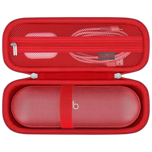 Elonbo Tragetasche für Beats Pill Wireless Bluetooth Lautsprecher, tragbare Lautsprecher Reisetasche Beats Pill Lautsprecher Aufbewahrungshalter, Mesh Tasche passt Ladegerät, Rot Elonbo Tragetasche für Beats Pill Wireless Bluetooth Lautsprecher, tragbare Lautsprecher Reisetasche Beats Pill Lautsprecher Aufbewahrungshalter, Mesh Tasche passt Ladegerät, Rot von Elonbo