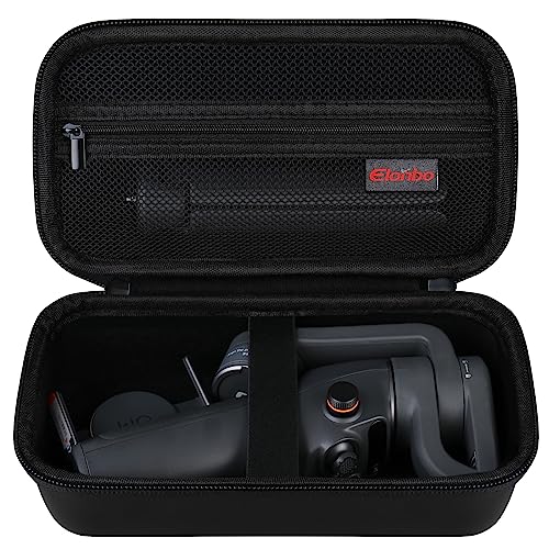 Elonbo Tragetasche für DJI Osmo Mobile 6 Smartphone Gimbal Stabilisator, OM 6 Portable Handheld Faltbare Eingebaute Verlängerungsstange 3-Achsen Telefon Gimbal Tripod Storage Schutztasche, Schwarz Elonbo Tragetasche für DJI Osmo Mobile 6 Smartphone Gimbal Stabilisator, OM 6 Portable Handheld Faltbare Eingebaute Verlängerungsstange 3-Achsen Telefon Gimbal Tripod Storage Schutztasche, Schwarz von Elonbo