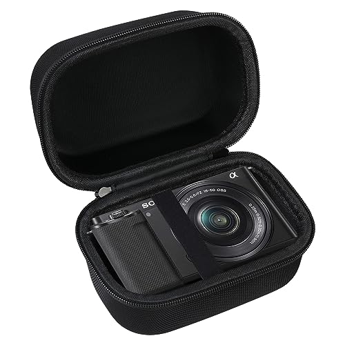 Elonbo Tragetasche für Sony Alpha ZV-E10/ ZV-E10L.APS-C Wechselobjektiv Spiegellose Vlog Kamera Kit, tragbare Digitalkamera Reise Schutzhülle Tasche Aufbewahrungshalter, Schwarz Elonbo Tragetasche für Sony Alpha ZV-E10/ ZV-E10L.APS-C Wechselobjektiv Spiegellose Vlog Kamera Kit, tragbare Digitalkamera Reise Schutzhülle Tasche Aufbewahrungshalter, Schwarz von Elonbo