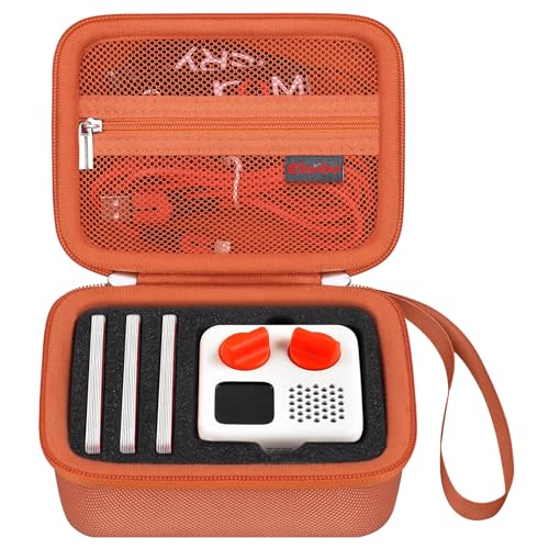 Elonbo Tragetasche für Yoto Mini – Kinder Portable Bluetooth Reise Lautsprecher Player, Kinder Audio, Musik Player Abdeckung, Kinder Lautsprecher spielt Hörbuch Radio Halter, Orange+Inside Orange Elonbo Tragetasche für Yoto Mini – Kinder Portable Bluetooth Reise Lautsprecher Player, Kinder Audio, Musik Player Abdeckung, Kinder Lautsprecher spielt Hörbuch Radio Halter, Orange+Inside Orange von Elonbo
