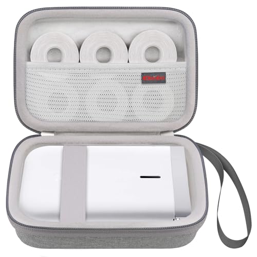 Elonbo Tragetasche kompatibel mit NIIMBOT D11 Label Maker Machine Portable Mini Wireless Bluetooth Etikettendrucker Reisetasche, kleiner Handheld Labeler Aufbewahrungshalter, Netztasche passend für von Elonbo
