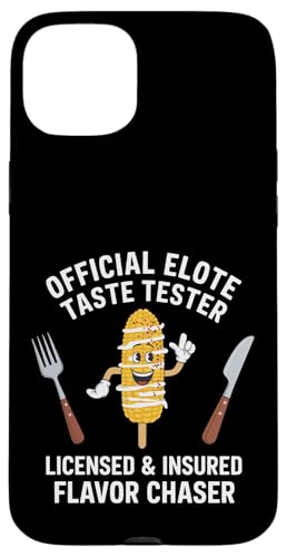 Offizielles Lizenzprodukt von Elote Taste Tester Hülle für iPhone 15 Plus Offizielles Lizenzprodukt von Elote Taste Tester Hülle für iPhone 15 Plus von Elote Mexican Corn
