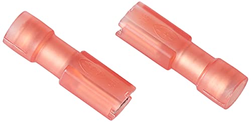 elpress 400100059 Plug-in flach, vollisoliert, 0,5–1,5 Bereich des Treiber mm², 2,8 x 0,8 Plug Maße, 100 Paket, rot von Elpress