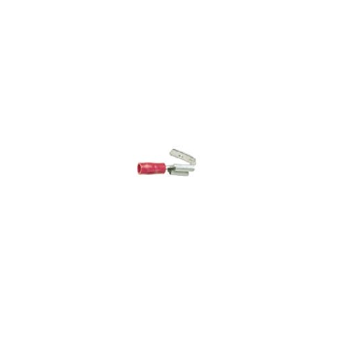 elpress 400100071-Plugin gemischt, 0,5–1,5 Abschnitt der Treiber mm², 6,3 x 0,8 Plug Maße, 100 Paket, rot von Elpress