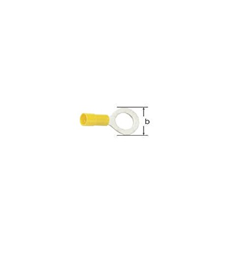 elpress 400100078-Plugin preaislado Abschnitt der Treiber, rund, 0,5–1,5 mm², 3,2 (M) Durchmesser von embornado 5,5, Breite, 100 Paket, rot von Elpress