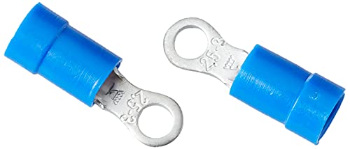 elpress 400100114 Plug-in preaislado Treiber, rund Abschnitt, 1,5–2,5 mm², 3,2 (M) Durchmesser von embornado 5,5, Breite, 100 Paket, Blau von Elpress