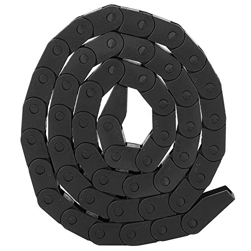 1 Meter R18 Black Nylon Cable Drag Chain, 10x10mm Drahtträger für 3D-Drucker, CNC-Werkzeugmaschinen von Elprico